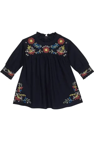Chloé Baby embroidered cotton dress