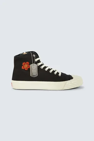 Kenzo School canvas high-top sneakers