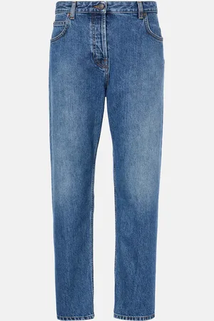The Row Riaco mid-rise straight jeans