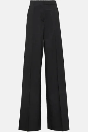 Max Mara Mendoza virgin wool wide-leg pants