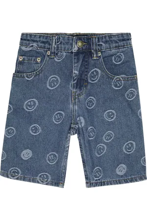 Molo Art printed denim shorts