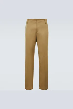 VALENTINO Cotton gabardine straight pants