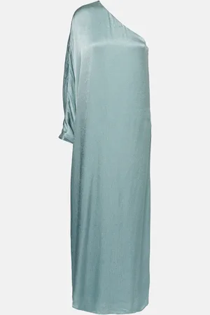 Staud Sonia one-shoulder satin maxi dress