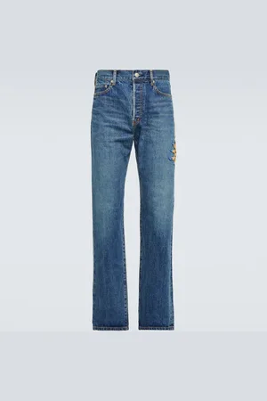 UNDERCOVER Beaded straight jeans