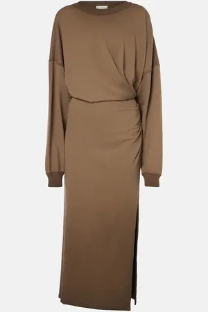 Marant Etoile Salomon cotton jersey sweatshirt dress