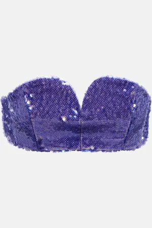 Blazé Milano Clyde sequined bandeau bra