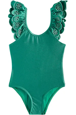 ZIMMERMANN Ottie broderie anglaise swimsuit