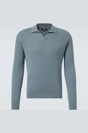 Loro Piana Lexington cashmere polo sweater