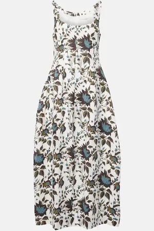 FAITHFULL THE BRAND Printed linen maxi dress