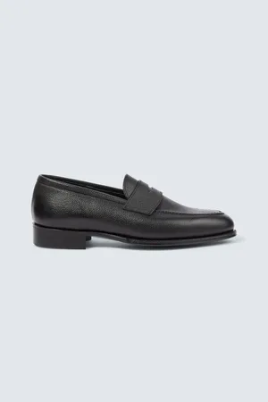 GEORGE CLEVERLEY Bradley II leather penny loafers