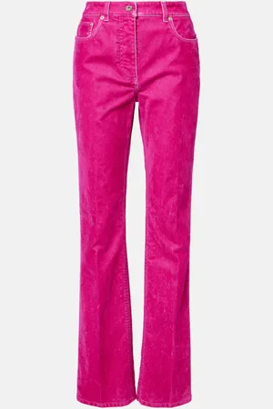 Salvatore Ferragamo Cotton-blend drill straight pants