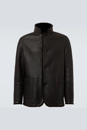 Loro Piana Shearling-lined leather jacket