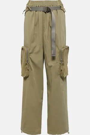 DION LEE Cotton-blend cargo pants