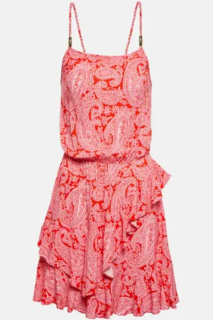 Heidi Klein Morocco printed ruffled minidress