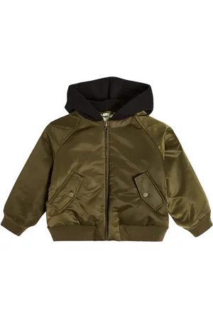 Burberry Hooded bomber jacket
