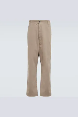 Ami Alex Fit straight cotton gabardine pants