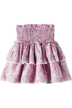 The New Society Melina floral cotton muslin skirt
