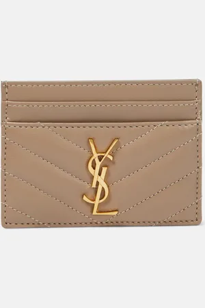 Saint Laurent Cassandre matelassÃ© leather cardholder