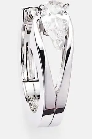 Repossi Serti InversÃ© XS 18kt white gold single earring with diamond