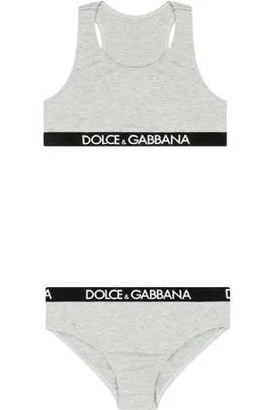 Dolce & Gabbana Jersey sports bra and briefs set