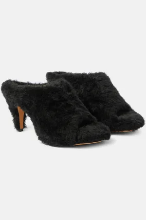 Khaite Marion shearling mules