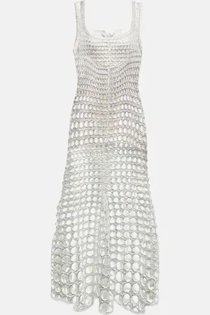 Chloé Crochet silk maxi dress