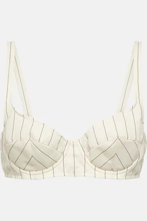 Jean Paul Gaultier Striped bra top
