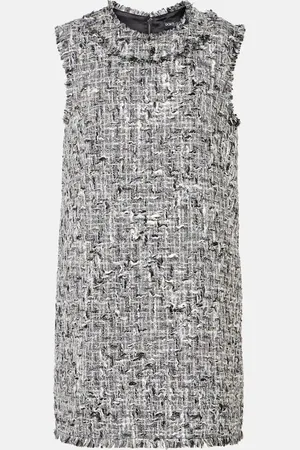 Dolce & Gabbana Tweed lamÃ© minidress