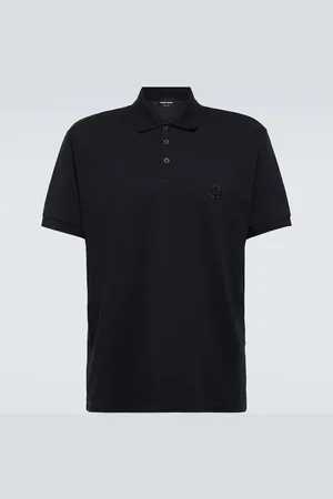 Giorgio Armani Cotton-blend polo shirt