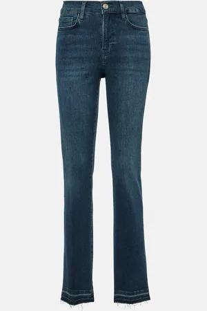 Frame Le High Straight Long straight jeans