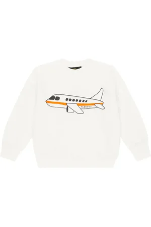 Mini Rodini Airplane printed cotton jersey sweatshirt