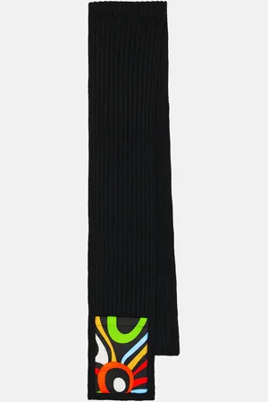 Puccini X Fusalp ribbed-knit wool scarf