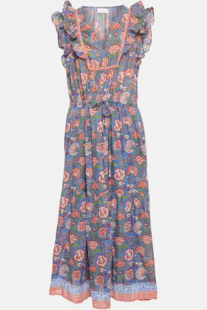 Velvet Rosalina cotton midi dress
