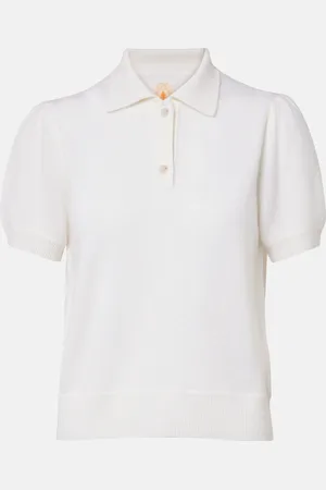Jardin des Orangers Knitted cashmere polo shirt