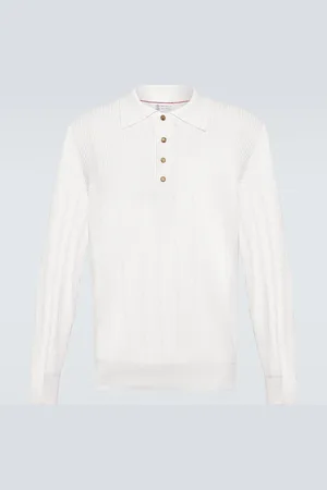 Brunello Cucinelli Cotton polo sweater