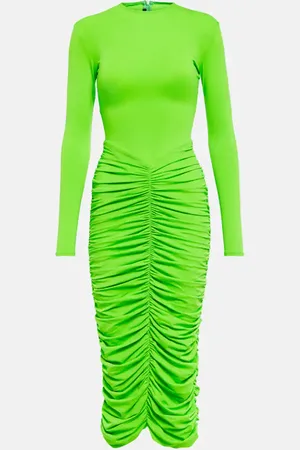 ALEX PERRY Presley ruched midi dress