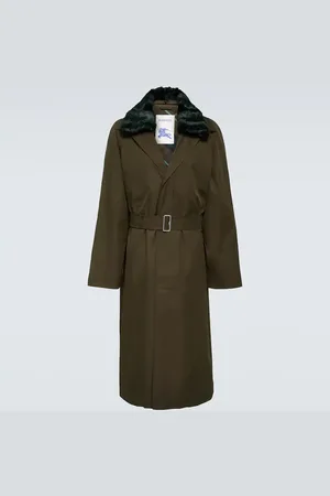Burberry Oversized cotton gabardine car coat
