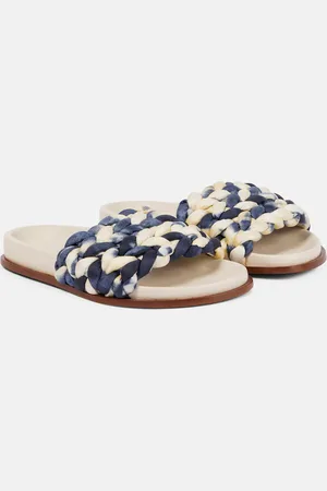 Chloé Kacey tie-dye woven slides