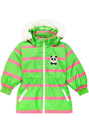 Mini Rodini Striped ski jacket