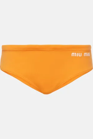 Miu Miu Logo bikini bottoms