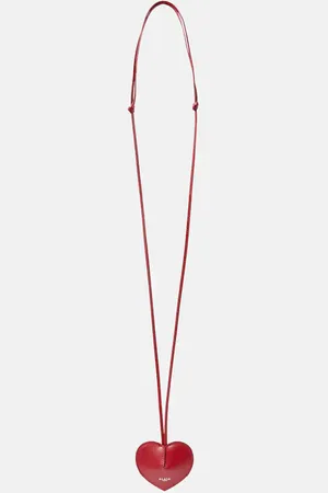 Alaïa Le Coeur leather keychain with strap