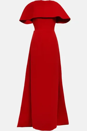 EMILIA WICKSTEAD Liza cape gown