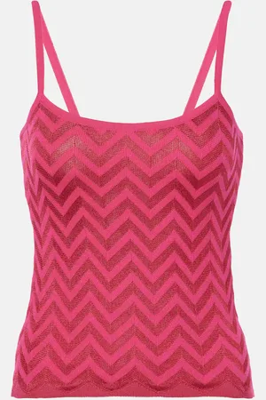 Missoni Zig Zag cotton-blend tank top