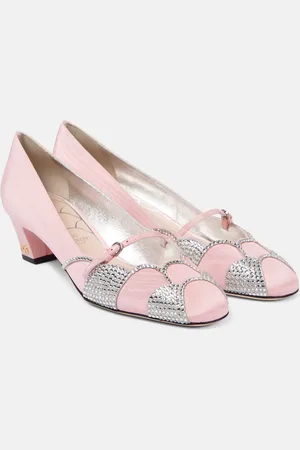 VALENTINO GARAVANI Bowow 45 embellished moirÃ© pumps