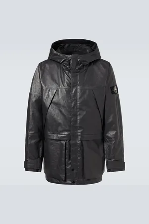 Stone Island Compass leather parka