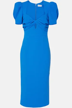 Rebecca Vallance Antonella cutout crÃªpe midi dress
