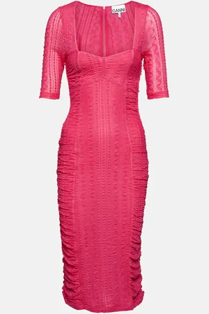 Ganni Lace midi dress