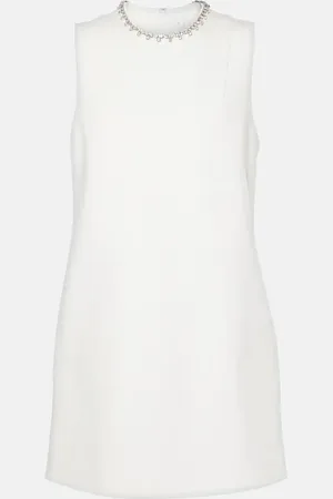 AREA Embellished minidress
