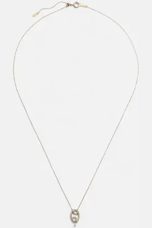 PERSÉE Cancer 18kt gold necklace with diamonds