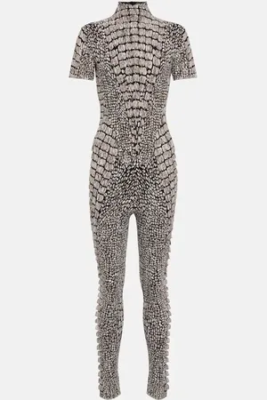 Alaïa Jacquard jersey jumpsuit